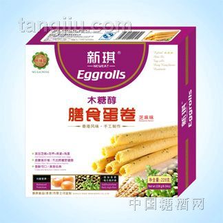 供應(yīng)無(wú)糖食品木糖醇膳食蛋卷系列