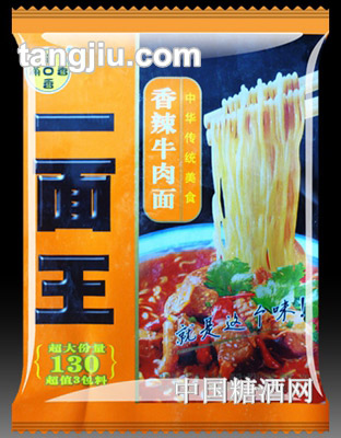 滿口香一面王－香辣牛肉面130g