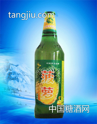 500ml綠瓶菠蘿-山東藍(lán)發(fā)飲品