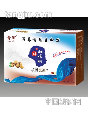 青宇福山核桃板栗飲料標(biāo)箱250ml