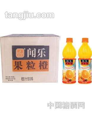 聞樂果粒橙飲料450ml