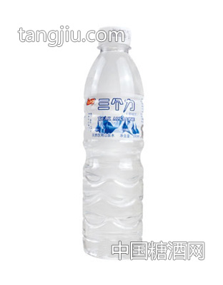 三個(gè)力天然飲用山泉水500ml