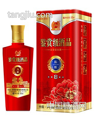 瀘州老窖鑒賞級酒品陳釀8（紅瓶）-金品源酒業(yè)