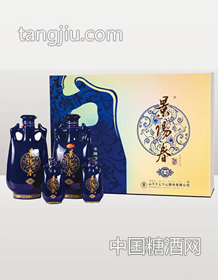 46度480ml&#215;2+50ml&#215;2景陽春藍(lán)鉆禮盒