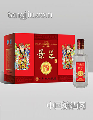 38度46度500ml-4景芝四世同堂禮盒