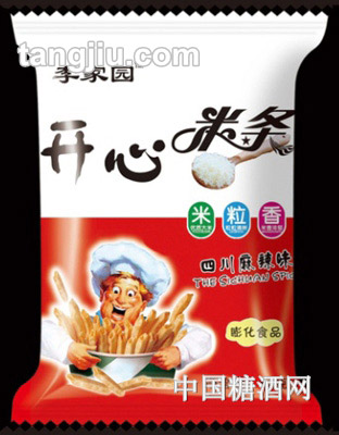 李家園開心米條四川麻辣味80g