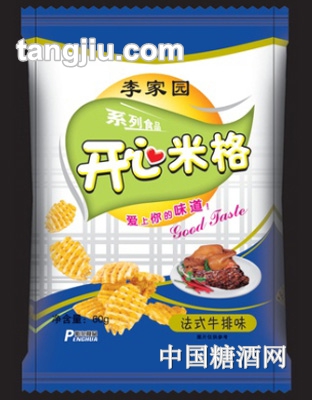 李家園開心米法式牛排味60g