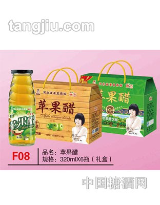 F08 品名蘋果醋 規(guī)格：320mlx6瓶（禮盒）