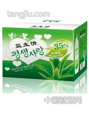 益生情蘆薈粒復合果汁飲料500mlx15瓶