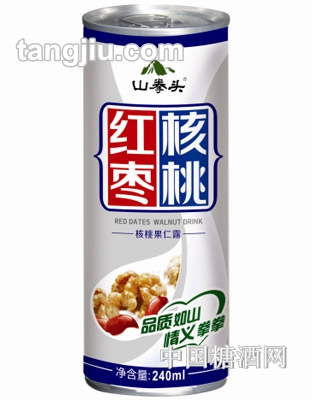 山拳頭紅棗核桃露240ml