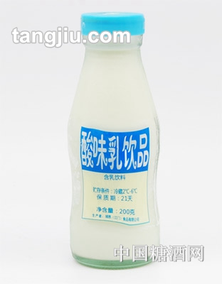 順恩酸味乳飲品200g玻璃瓶奶