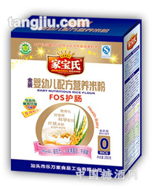 家寶氏0段FOS護(hù)腸營養(yǎng)米粉280g