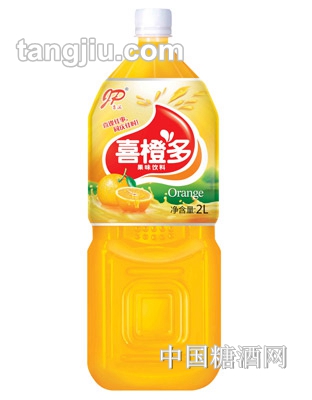 吉派喜橙多果味飲料2L