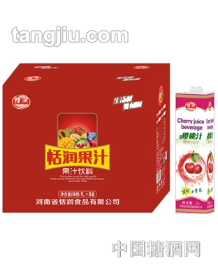 恬潤(rùn)櫻桃汁飲料1L