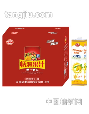 恬潤(rùn)芒果汁飲料1L