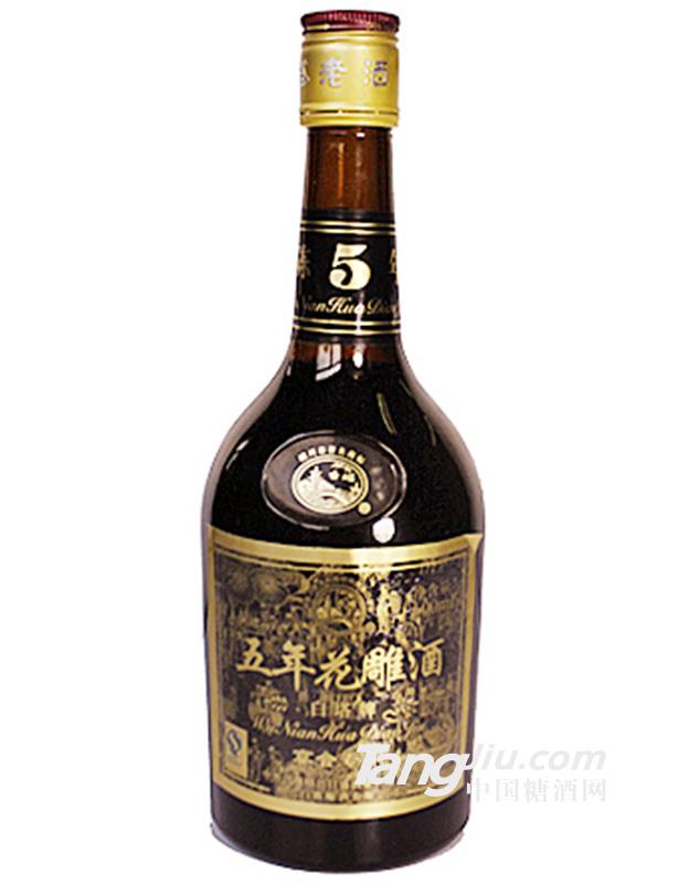 五年花雕酒黑標(biāo)600ml