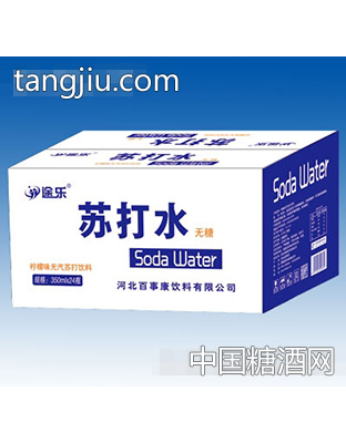 途樂檸檬味無汽蘇打水350mlx24瓶