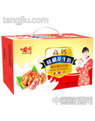 金升高鈣核桃花生奶復(fù)合蛋白飲品（花生+核桃）