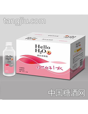 奇亞籽你好！水水蜜桃味蘇打水飲品箱裝