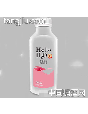 奇亞籽你好！水水蜜桃味蘇打水飲品