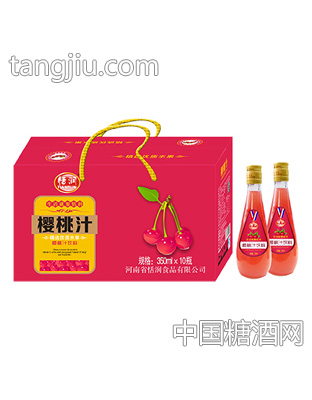 恬潤(rùn)350ml櫻桃汁飲料10瓶裝