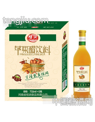 恬潤(rùn)蘋果醋飲料750ml×6瓶