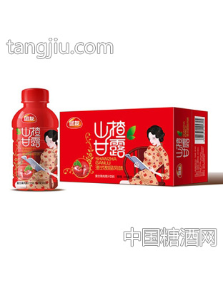 團(tuán)友山楂甘露港式甜品風(fēng)味復(fù)合果肉果汁飲料350m