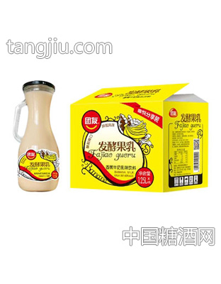 團(tuán)友發(fā)酵果乳香蕉牛奶乳味飲料1.25Lx6瓶