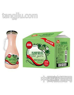 團(tuán)友發(fā)酵果乳哈密瓜牛奶乳味飲料1.25Lx6瓶