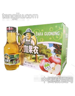 大咖果農(nóng)蘋果醋飲料1.5Lx6瓶