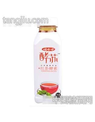 娃哈哈酵蘇紅茶酵素飲品300ml