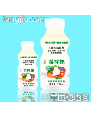 750ml中奕菜仔奶蔬菜乳酸菌飲品