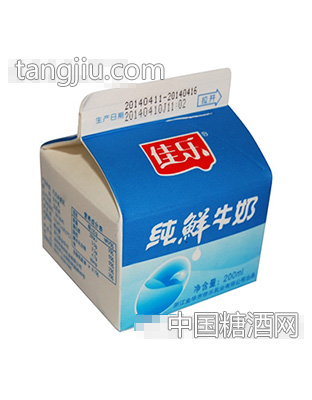 佳樂(lè)純鮮牛奶200ml