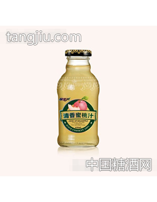 金蘋(píng)果清香蜜桃汁410ml