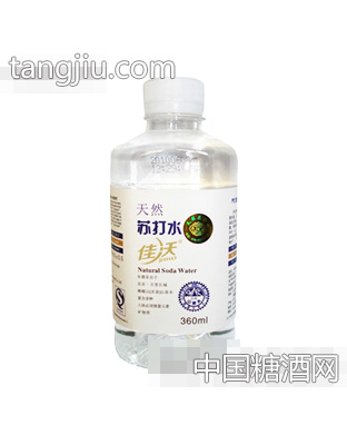 佳沃天然蘇打水360ml（白）