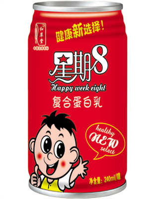 和草堂星期8復(fù)合蛋白乳240ml