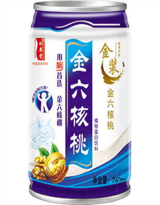 和草堂金裝金六核桃蛋白飲料240ml