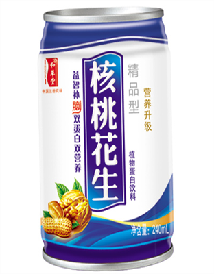 和草堂核桃花生蛋白飲料240ml