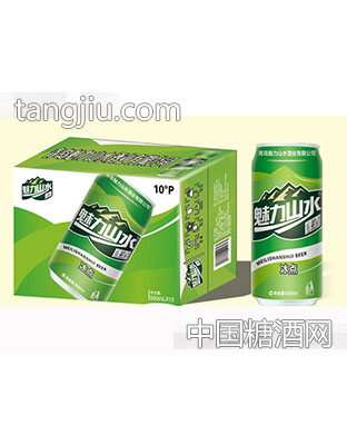 魅力山水啤酒新版冰點(diǎn)500mlx12