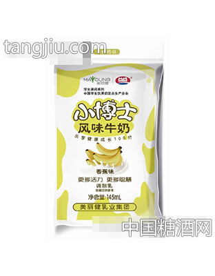 小博士兒童風味牛奶香蕉味145ml