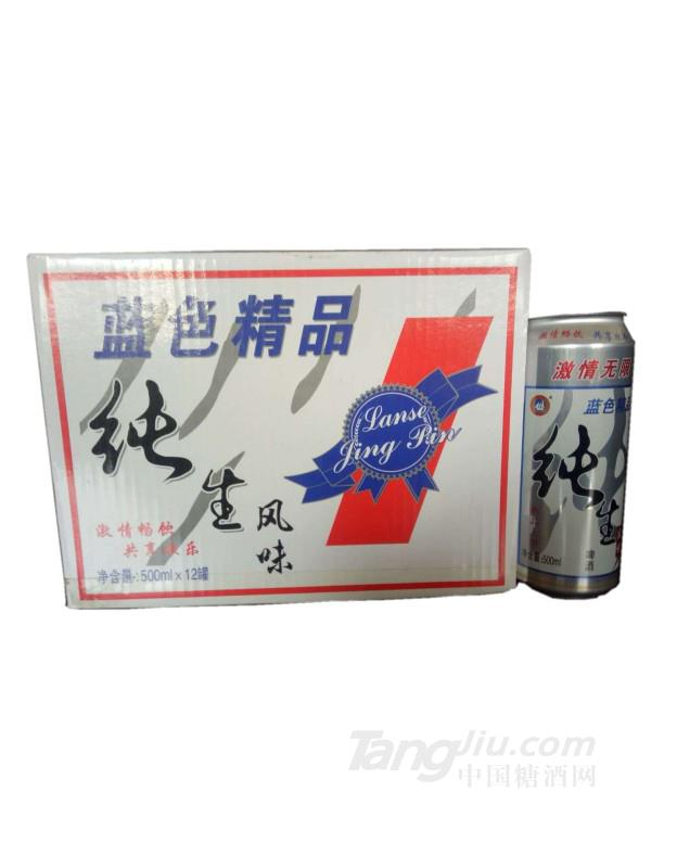 藍(lán)色精品純生風(fēng)味500ml×12罐