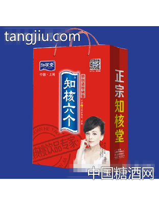 知核堂知核六個(gè)核桃飲品手提袋