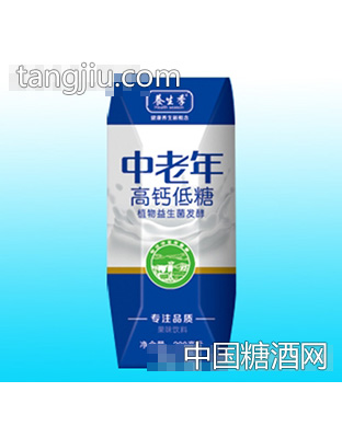 養(yǎng)生季中老年高鈣低糖飲料200ml