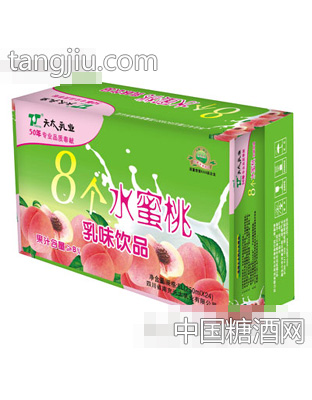 250MLX24盒8個(gè)水蜜桃乳味飲品