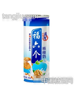 福六個核桃奶240ml