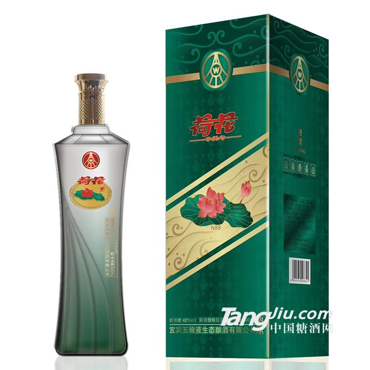 五糧液國鼎荷花酒圖片