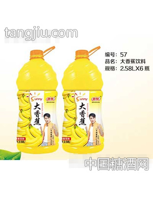 果多多大香蕉飲料2.5L×6瓶