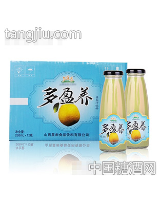 多盈養(yǎng)黃梨汁飲料268ml