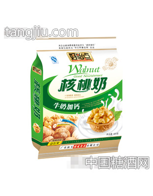 好怡點(diǎn)核桃奶（牛奶加鈣）480克