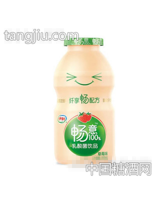 伊利暢意99%乳酸菌飲品草莓味100ml